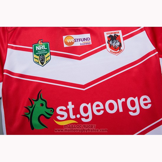 Maillot St George Illawarra Dragons Rugby 2018-19 Exterieur